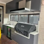 Customised outdoor kitchen with premium materials and tailored features – Hills Wide Kitchens