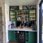 Customised home bar with wine rack and built-in features – Hills Wide Kitchens