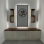 Hills Wide Kitchens - Modern Puja with Backlights