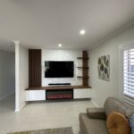 Hills Wide Kitchens - Customised entertainment unit with fireplace